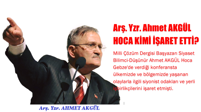 Türkiye'nin Talihsizliği; Başroldeki Aktörler mi