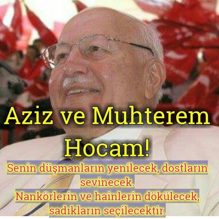Aziz ve Muhterem Hocam!