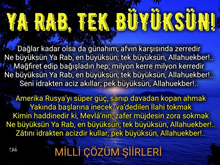 YA RAB