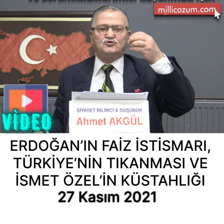 ERDOĞANIN FAİZ İSTİSMARI