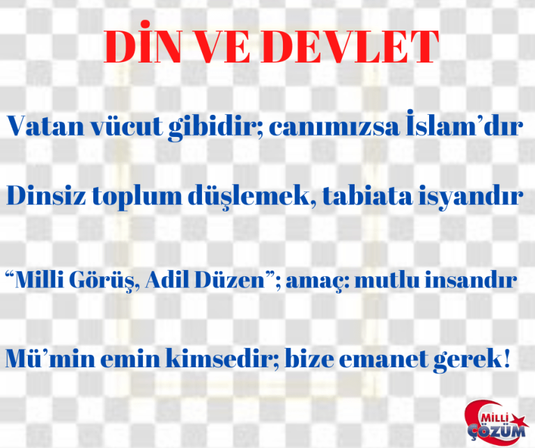 DİN VE DEVLET
