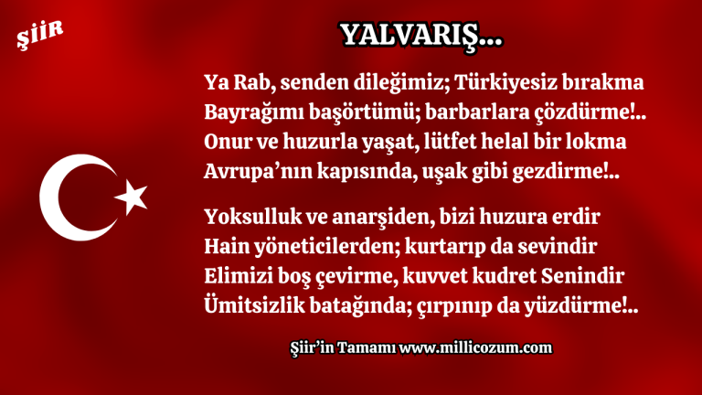 YALVARIŞ…